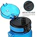 Tanluhu TALONITE Water Bottle with Leak Proof Flip Top Lid - 32 or 22 or 17 Oz - Eco Friendly & Non Toxic BPA Free Tritan Plastic Water Bottles for Gym Yoga Running Hiking Cycling and Camping