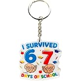 TOTEVOL Funny Six Seven Keychain