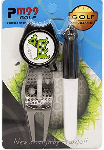 Auagcu Golf Divot Tools and Magnetic Markers Set,Metal Golf Divot Repair Tool and Ball Pen,Golf Accessories for Men Women Auagcu Golf Divot Tools and Magnetic Markers Set,Metal Golf Divot Repair Tool and Ball Pen,Golf Accessories for Men Women