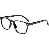 WEMOOTANTS Lightweight Reading Glasses Men Women Square Spring Hinges Readers 1.00 1.25 1.50 1.75 2.00 2.25 2.50 2.75 3.00