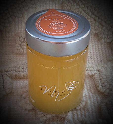 3x 250 gr - Miele di agrumi sardo - Mamalù. Miele naturale prodotto a Siamanna. Gusto elegante, vagamente citrico, ricca espressione floreale.