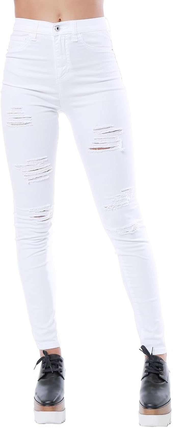 sneak peek high waisted jeans