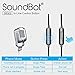 Soundbot SB302 Secure Fit Sports Active Earphone for Smartphone, Tablets, MP3 Players - Black