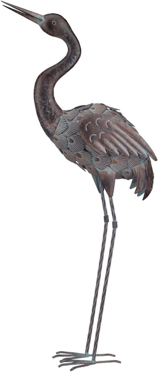 Creekwood 94 cm Power Coated Metal Bird Statue/Ornament with 6Inch
