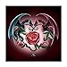 DIY 5D Diamond Painting by Number Kit, Dragons with Rose Full Drill Rhinestone Embroidery Cross Stitch Supply Arts Craft Canvas Wall Decor 11.8x11.8 inch