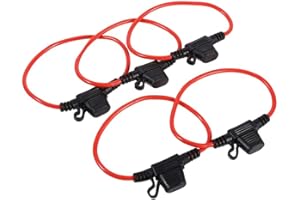 VGEBY1 Blade Holder, 5Pcs Standard Metal Waterproof Holder Blade for 12V 30A Car Inline