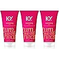 K-Y Warming Jelly Lube, Sensorial Personal Lubricant, Glycol Based Formula, Safe to Use with Latex Condoms, For Men, Women and Couples, 5 FL OZ (Pack of 3)