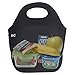 Insulated Neoprene Lunch Bag for Men, Women and Kids | Extra Large to Hold More, Highest Quality Construction, Most Insulating {5mm} Reusable Lunch Box Tote | Unisex Design [Black] by Sweet Concepts