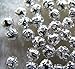200pcs Silver Plated Filligree Hollow Ball Spacer Metal Beads 4mm ~Jewelry Making~