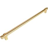 Cosmas 161-319BB Brushed Brass Cabinet Bar Handle Pull - 12-5/8" Inch (319mm) Hole Centers