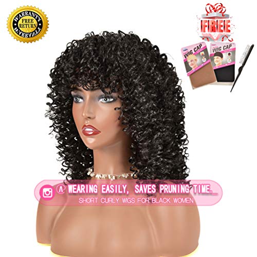 Short-Curly-Wigs-for-Black-Women-Natural-Black-Synthetic-African-American-Full-Kinky-Curly-Afro-Hair-Wig-with-Bangs