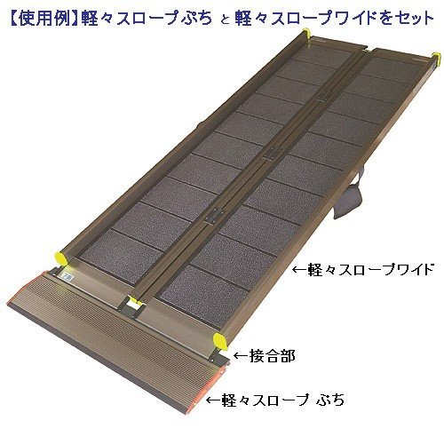 メール便なら送料無料 アイシン軽金属車いす用軽量アルミスロープ軽々スロープぷちsp075 B07ch5p66d 気質アップ Careforsouthasia Info