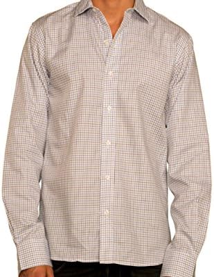 J Wingfield Men's Harrison Tattersall Blue or Green Spread Dress Shirt XL