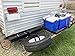 Red Hound Auto Easy to Mount RV Tire Carrier for 4 Inches or 4.5 Inches Bumper on Travel Trailer or RV Rear Cargo Folding Spare Wheel Holder Stand