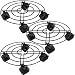 Moutik 3 Pack Round Plant Caddy, Metal Plant Stand on Roller Patio Flower Pot Rack 10.5 in Plant Holder with Lockable Omnidirectional Wheels Indoor/Outdoor Black primary