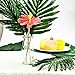 KUUQA 24 Pcs Tropical Palm Leaves Luau Party Decoration Artificial Simulation Tropical Monstera Plant Leaves for Hawaiian Safari Jungle Beach ThemeBeach Theme BBQ Party Decorations Supplies (2 Styles)