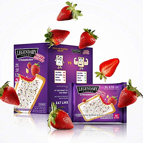 Legendary Foods Tasty Pastry Toaster Pastries Ideal Low Carb Keto