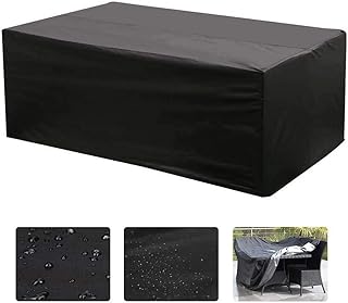 Zorara Gartenmöbel Abdeckung, Abdeckung Gartenmöbel Wasserdicht Winterfest, Atmungsaktiv Oxford Schutzhülle Gartenmöbel Rechteckig UV-Schutz Abdeckplane Gartenmöbel (213 x 132 x 74 cm)