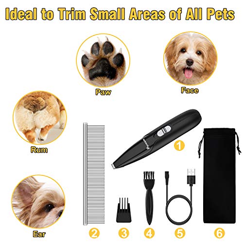 Peroom Dog Clippers, Professional 2Speed Dog Grooming Clippers Kit