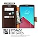 Verus Cell Phone Case for LG G4 2015 - Retail Packaging - Coffee Brown
