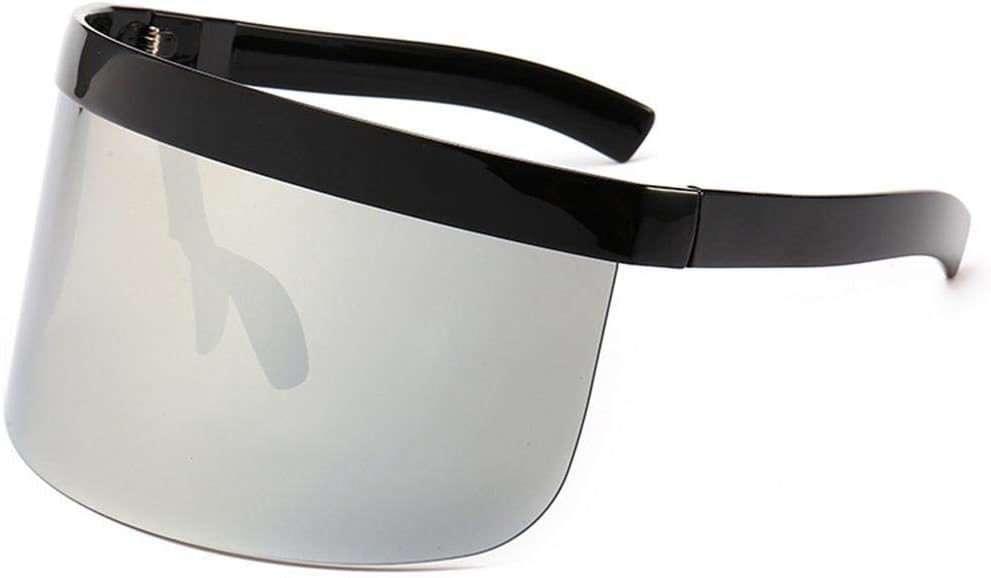 Detailorpin Unisex Practical Sun Protection Anti Voyeur Protective Face Shield Sunglasses
