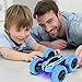 Remote Control Car with Headlights RC Stunt Cars 360 Degree Flips Double Sided Ratating Racing Vehicle Radio Controlled Truck for Kids Birthday Gift Toy