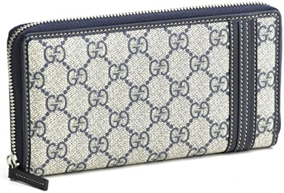 Amazon Gucci グッチ 財布 メンズ Web ラウンドファスナー長財布 アイボリー ネイビー Kgd6n 4075 並行輸入品 Gucci グッチ 財布