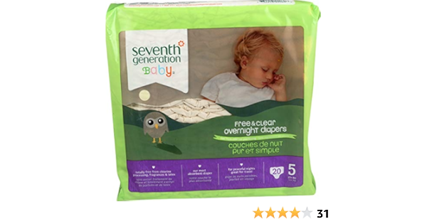 seventh generation diapers size 5