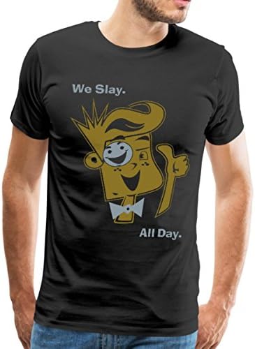 Funnel Vision We Slay All Day Men's Premium T-Shirt, S, Black