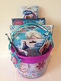 Disney Frozen Princess Elsa & Anna Bucket of Fun Set Perfect for Easter Basket, Birthday Gift, or any other Special Occassion