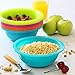 28 Oz Plastic Cereal Bowls, Set of 12 - BPA Free Reusable Colorful Kids Bowls for Cereal, Snack, Soup, Salad, Dessert & Fruit - Shatterproof, Microwave and Dishwasher Safe