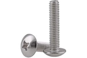 Adiyer 40-Pack Metric M4 x 20mm Machine Screws for Cabinet Drawer Knob Pull Handle, 304 Stainless Steel, Truss Head Bolts, Phillips Drive