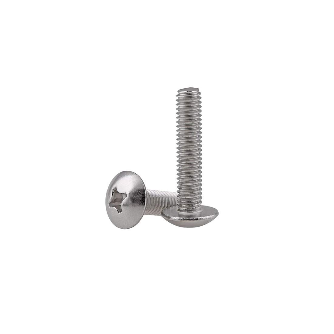 Photo 1 of Adiyer 40-Pack Metric M4 x 20mm Machine Screws for Cabinet Drawer Knob Pull Handle, 304 Stainless Steel, Truss Head Bolts, Phillips Drive