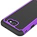 for Samsung Galaxy J7 V / J7 2017 / J7 Prime / J7 Perx / J7 Sky Pro/Galaxy Halo Case, LK [Shock Absorption] Drop Protection Hybrid Armor Defender Protective Case Cover (Purple)