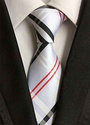 WeiShang Lot 6 PCS Classic Men's 100% Silk Tie Necktie Woven JACQUARD Neck Ties (Style 7) - Thumbnail 4