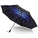MangGou Rain Windproof Umbrellas,UV Protection Umbrella,Compact Travel Umbrella, Reinforced Golf Umbrella for Travel & Outdoor,Men Women and Kids,Slip-Proof Handle, Portable,Lightweight,Black