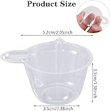 metagio 200 Pcs 40ml Disposable Plastic Urine Collection Cups Specimen for view 3