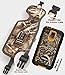 Camouflage Rugged Heavy Duty Holster Pouch with Metal Belt Clip Fits for Samsung Galaxy S5 Active Otterbox Case On