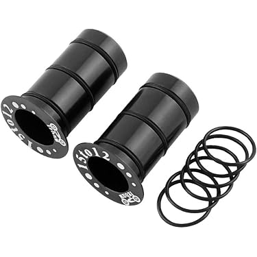 BESPORTBLE Essieu Arrière Solide 180 Mm Pour VTT - Moyeu Épais Gris Pour Stabilité Optimale, Compatible Universel
