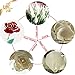 AWEHIRU cavebear Real Rose 24K Gold Rose Dipped Romantic Gifts for Women Wife Girls for Her Valentine's Day, Thanksgiving Day,Mother's Day,Anniversary and Any Love Moments of Life. (purle)