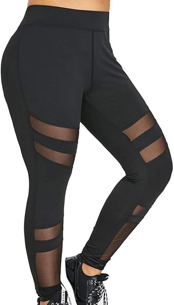 plus size mesh pants