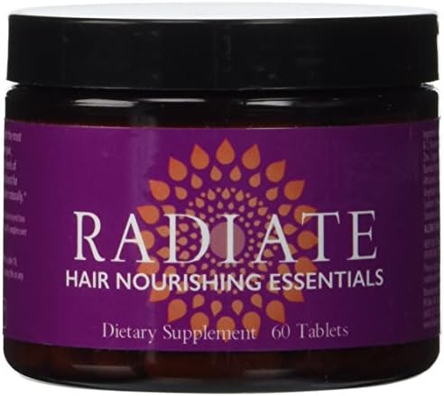 Radiate Hair Growth Vitamin for Women With Biotin and 23 Powerful Natural Ingredients (Pack of 60)