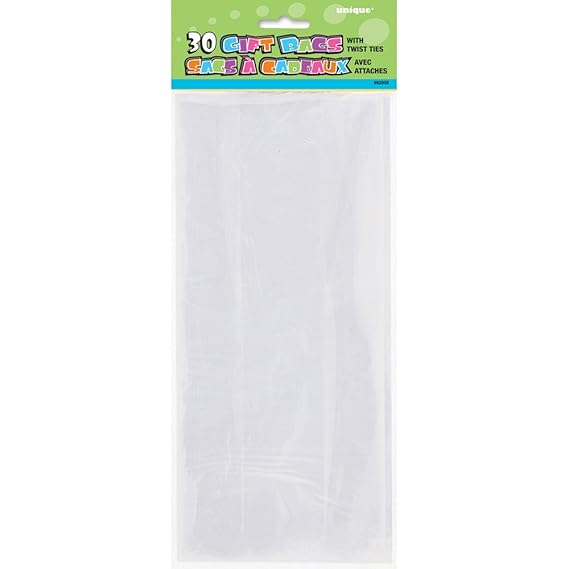 Cellophane Clear Party Bags, Pack of 30 Amazon.co.uk Kitchen & Home
