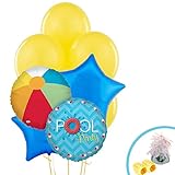 BirthdayExpress Summer Beach Ball Pool Party Supplies - Balloon Bouquet