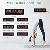 SEESII Gym Interval Timer, Stopwatch Clock with Remote, 1.5 inch ...