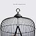 Birdcage European Style Birdcage Round Metal Bird Villa Outdoor Indoor Ornamental Bird Cage Basethumb 3