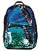 Magic Sequin! Reversible Sequin Mermaid to Black Fashion Backpack & Matching Zip Pouch