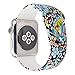 Floraler Sport Band for Apple Watch,Choose Proper Color & Size-38MM S/M,38MM M/L,42MM S/M or 42MM M/L, Soft Silicone Strap Replacement Wristbands for Apple Watch Sport Series 3/2/1