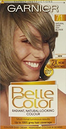 SIX PACKS of Garnier Belle Color 7.1 Dark Ash Blonde by Belle Color