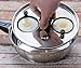 Ozer Poched Cooker Mker Cookwre, Stovetop Cooking Set of 10 Silicone Stnd, Microwve Egg Pocher Cups Pn, 2, Stinless Steel